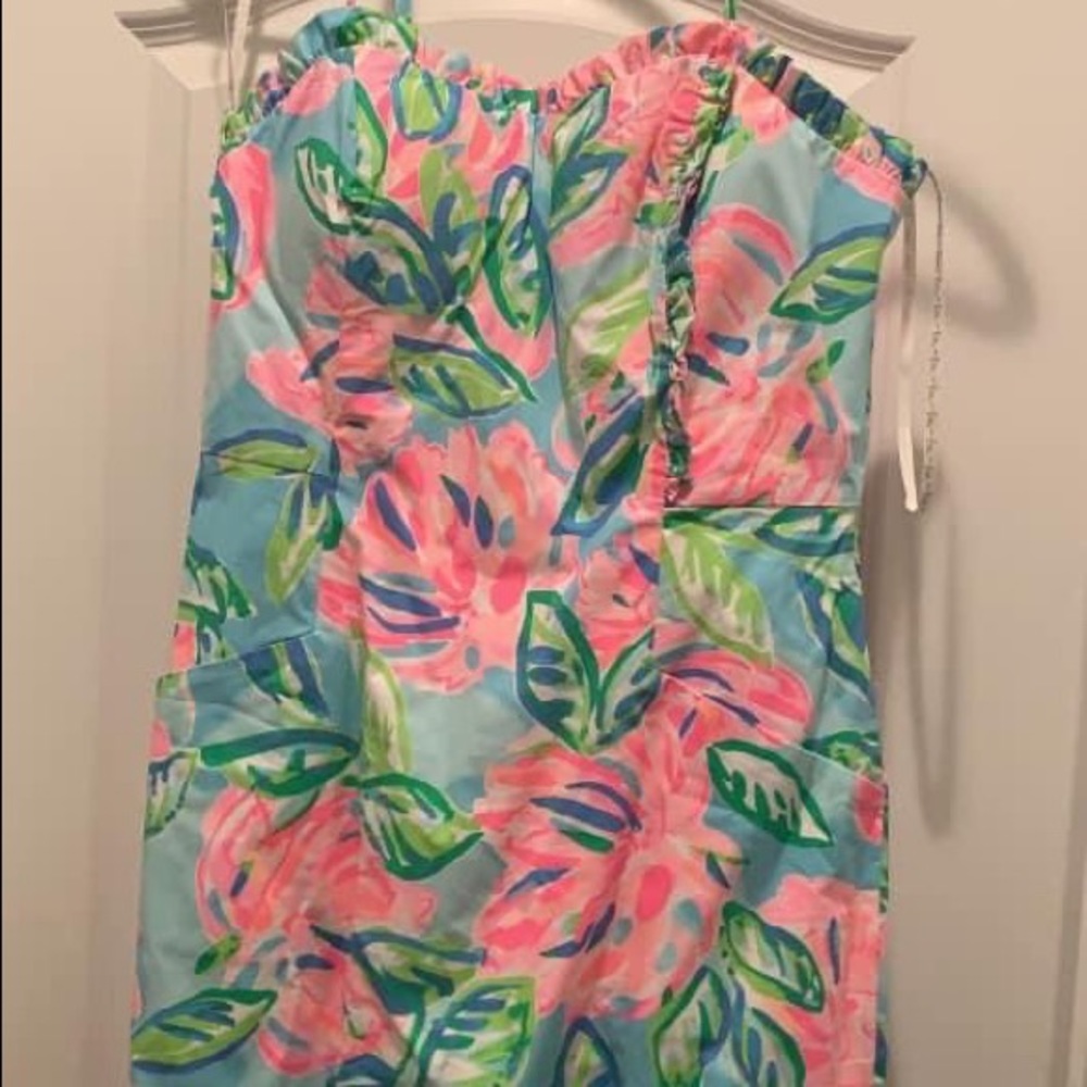 Lilly Pulitzer strapless dress